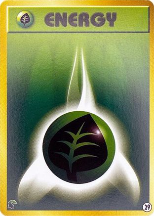 Image of Basic Grass Energy - 29 (29) - Intro Pack Neo Chikorita