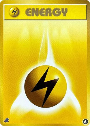 Image of Basic Lightning Energy - 6 (6) - Intro Pack Neo Totodile