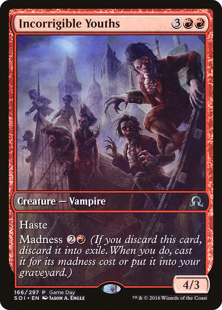 Image of Incorrigible Youths (GAME-166) - Shadows over Innistrad Promos