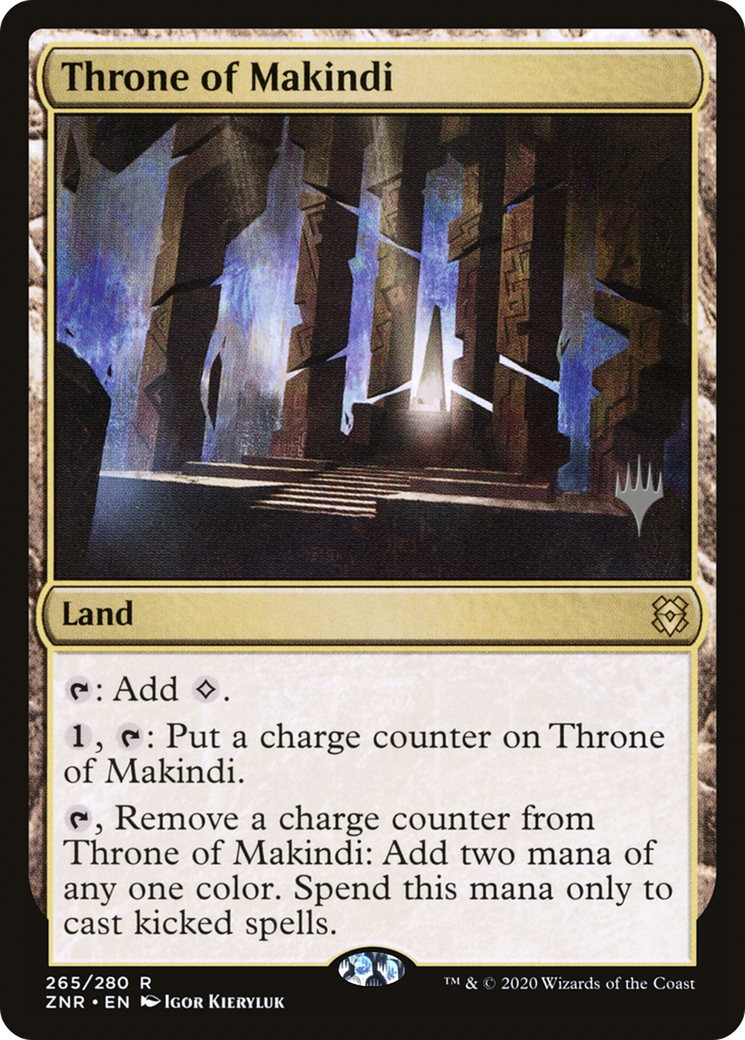 Image of Throne of Makindi (PPZNR-265P) - Zendikar Rising Promos