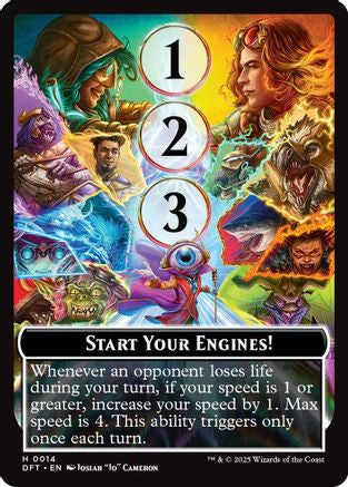 Image of Start Your Engines! // Max Speed (DFT-014) - Aetherdrift Foil