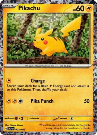 Image of Pikachu 002/015  - Holofoil McDonalds Promos 2024 - Promo