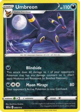 Image of Umbreon 009  McDonalds Promos 2024 - Promo
