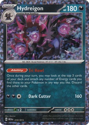 Image of Hydreigon 010  - Holofoil McDonalds Promos 2024 - Promo