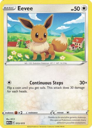 Image of Eevee 013  McDonalds Promos 2024 - Promo
