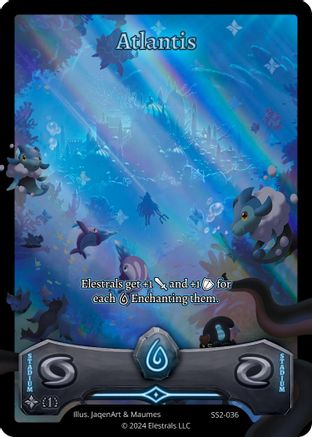 Image of Atlantis (SS2-036) - Shattered Stars Chapter 2 SS2 Holo