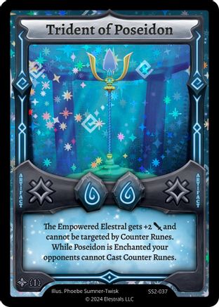 Image of Trident of Poseidon (SS2-037) - Shattered Stars Chapter 2 SS2 Holo