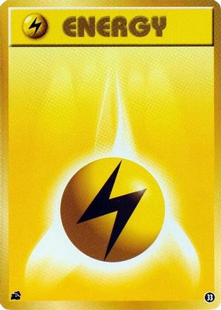 Image of Basic Lightning Energy - 33 (33) - Intro Pack Bulbasaur