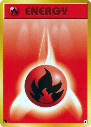Image of Basic Fire Energy - 4 (4) - Intro Pack Squirtle