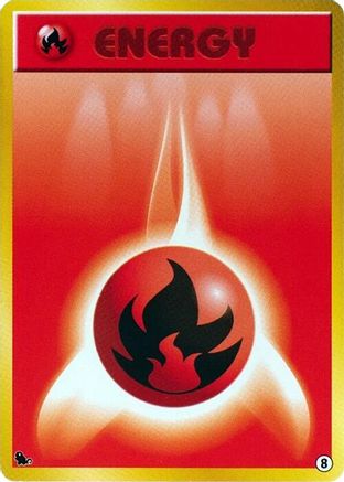 Image of Basic Fire Energy - 8 (8) - Intro Pack Squirtle