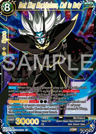 Image of Dark King Mechikabura, Call to Duty (BT27-105) - History of Z Foil