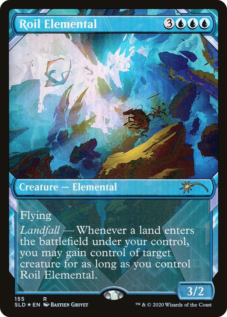 Image of Roil Elemental (SLD-155) - Secret Lair Drop: (Showcase) Foil
