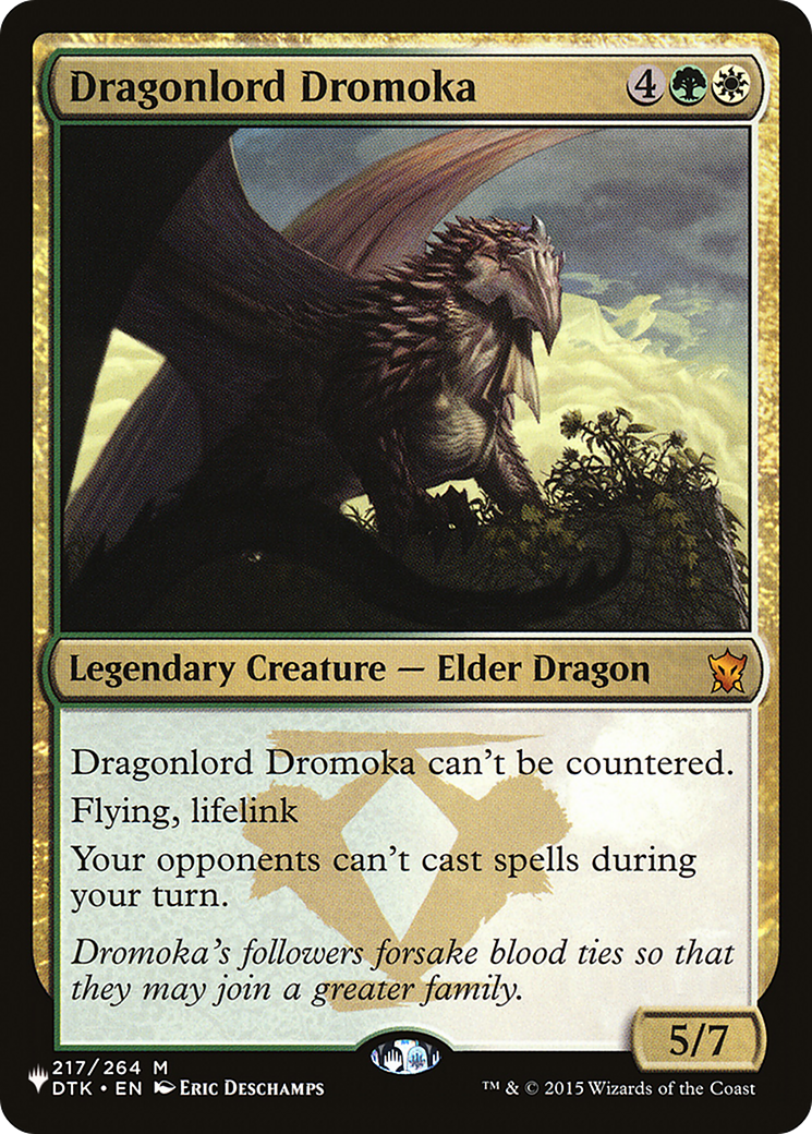 Image of Dragonlord Dromoka (LIST-DTK-217) - The List