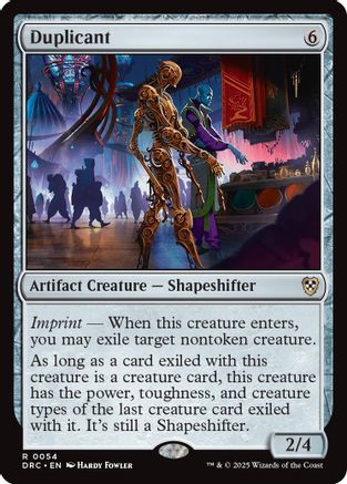 Image of Duplicant (DRC-054) - Commander: Aetherdrift