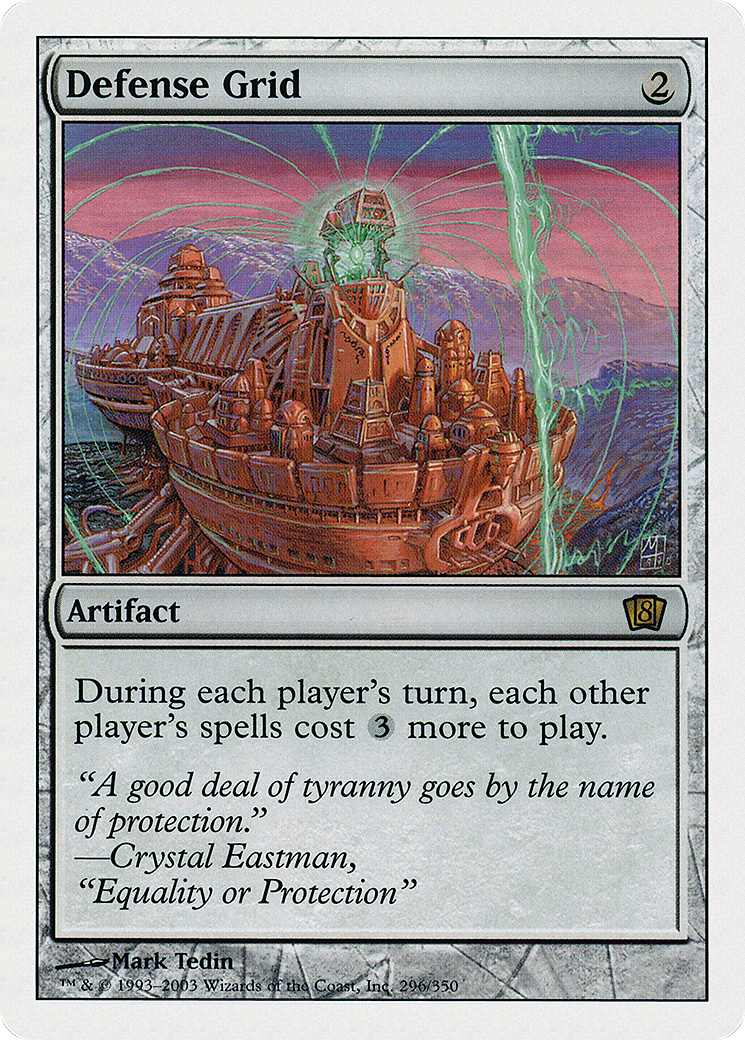 Image of Defense Grid (8ED-296) - 8th Edition Foil