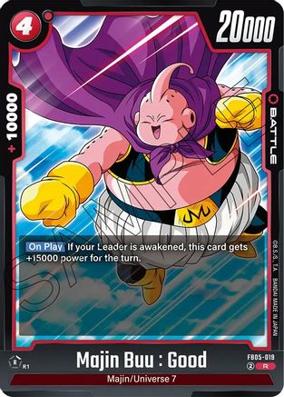 Image of Majin Buu : Good - FB05-019 (FB05-019) - New Adventure Holofoil