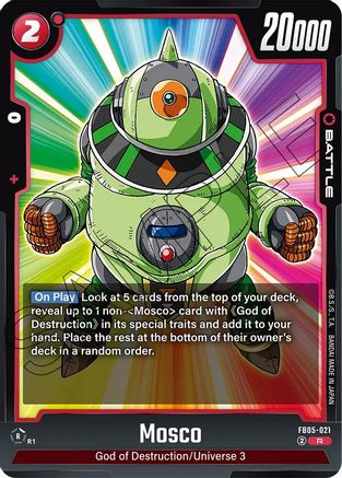 Image of Mosco (FB05-021) - New Adventure Holofoil