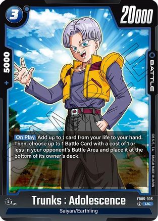 Image of Trunks : Adolescence (FB05-035) - New Adventure