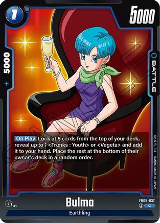 Image of Bulma - FB05-037 (FB05-037) - New Adventure