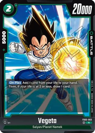 Image of Vegeta - FB05-063 (FB05-063) - New Adventure Holofoil