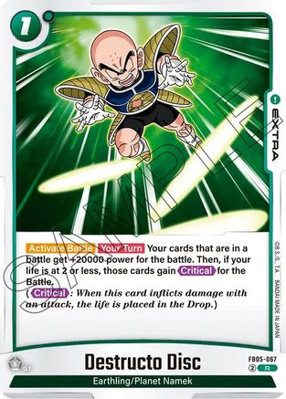 Image of Destructo Disc (FB05-067) - New Adventure Holofoil