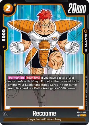 Image of Recoome (FB05-089) - New Adventure