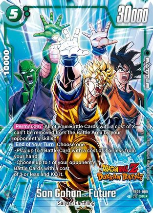 Image of Son Gohan : Future (Dragon Ball Z Dokkan Battle Alternate Art) (FB02-089) - Blazing Aura Alternate Art Reprints Holofoil