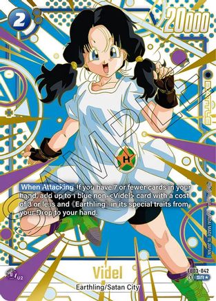 Image of Videl - FB03-042 (Alternate Art) (FB03-042) - Raging Roar Alternate Art Reprints Holofoil