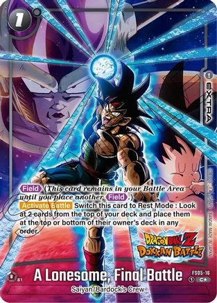 Image of A Lonesome, Final Battle (Dragon Ball Z Dokkan Battle Alternate Art) (FS05-16) - Starter Deck 5 Bardock Alternate Art Reprints Holofoil