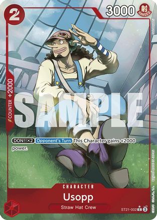 Image of Usopp (Parallel) (ST21-002) - Starter Deck EX: Gear 5 Foil