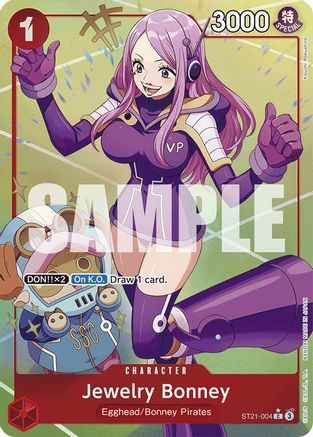 Image of Jewelry Bonney (Parallel) (ST21-004) - Starter Deck EX: Gear 5 Foil
