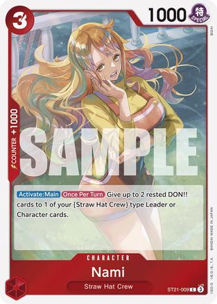 Image of Nami (ST21-009) - Starter Deck EX: Gear 5 Foil