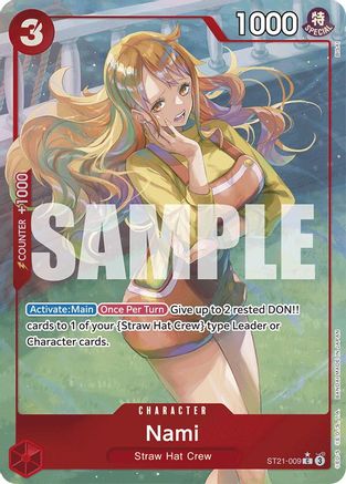 Image of Nami (Parallel) (ST21-009) - Starter Deck EX: Gear 5 Foil