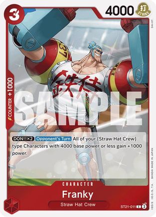Image of Franky (ST21-011) - Starter Deck EX: Gear 5 Foil