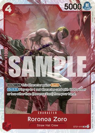 Image of Roronoa Zoro (ST21-015) - Starter Deck EX: Gear 5 Foil