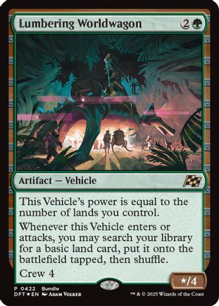 Image of Lumbering Worldwagon (UMP-422) - Unique and Miscellaneous Promos Foil