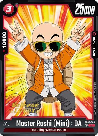 Image of Master Roshi (Mini) : DA (FB05-003) - New Adventure Release Event Cards
