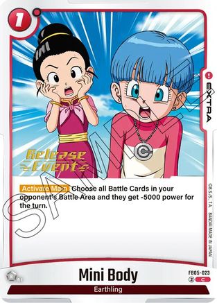 Image of Mini Body (FB05-023) - New Adventure Release Event Cards