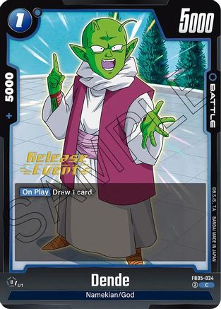 Image of Dende - FB05-034 (FB05-034) - New Adventure Release Event Cards