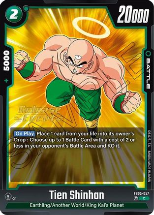 Image of Tien Shinhan - FB05-057 (FB05-057) - New Adventure Release Event Cards