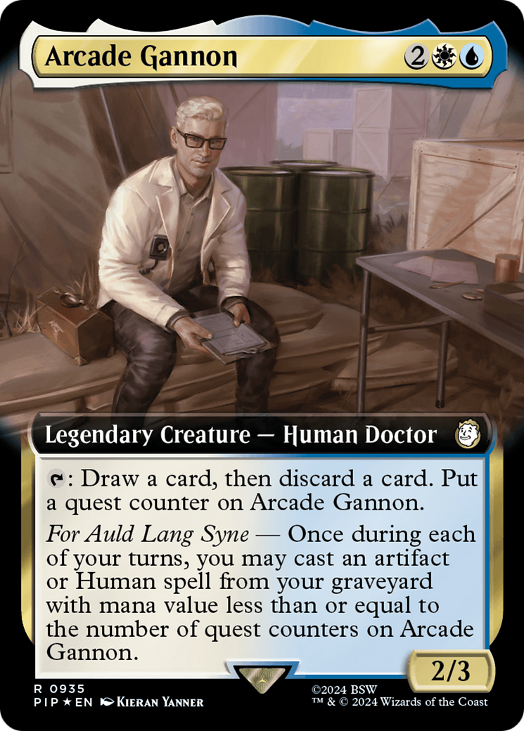 Image of Arcade Gannon (Extended Art) (Surge Foil) (PIP-935) - Fallout: (Extended Art) Foil