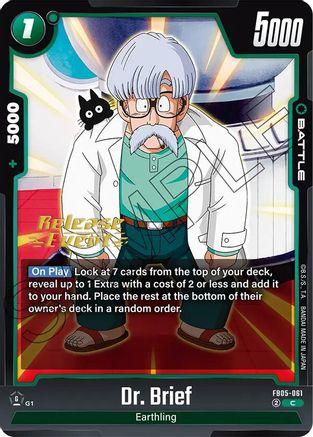 Image of Dr. Brief (FB05-061) - New Adventure Release Event Cards