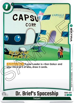 Image of Dr. Brief's Spaceship (FB05-070) - New Adventure Release Event Cards