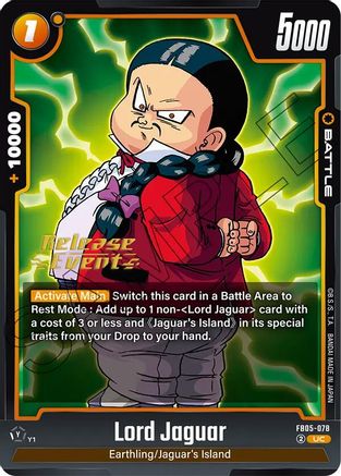 Image of Lord Jaguar (FB05-078) - New Adventure Release Event Cards