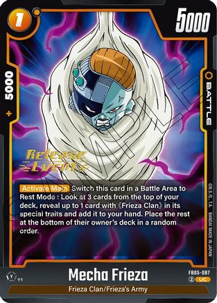 Image of Mecha Frieza (FB05-087) - New Adventure Release Event Cards