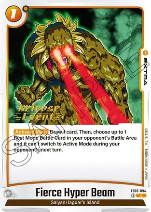 Image of Fierce Hyper Beam (FB05-094) - New Adventure Release Event Cards