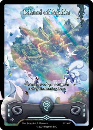 Image of Island of Aeolia (SS2-050) - Shattered Stars Chapter 2 SS2 Holo