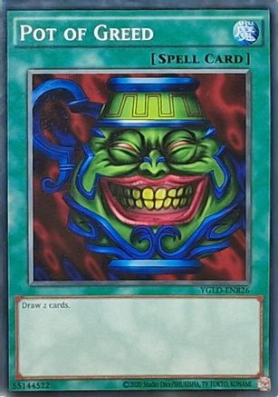 Image of Pot of Greed (YGLD-ENB26) - King of Games: Yugi's Legendary Decks (2020 Date Reprint) Unlimited