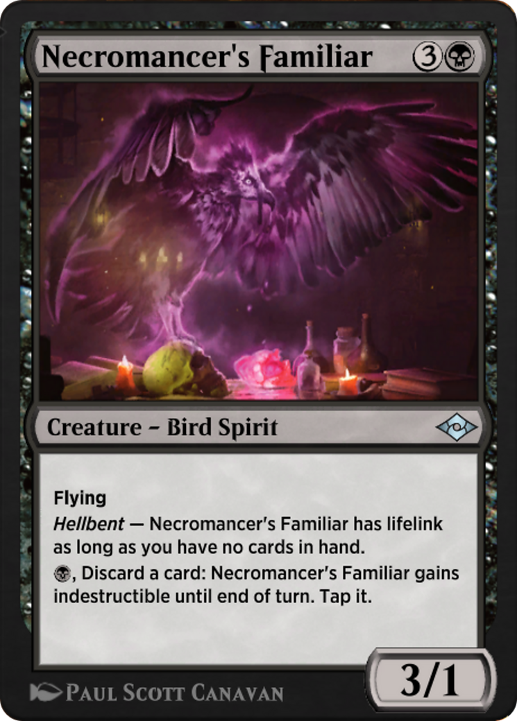 Image of Necromancer's Familiar (J21-364) - Jumpstart: Historic Horizons