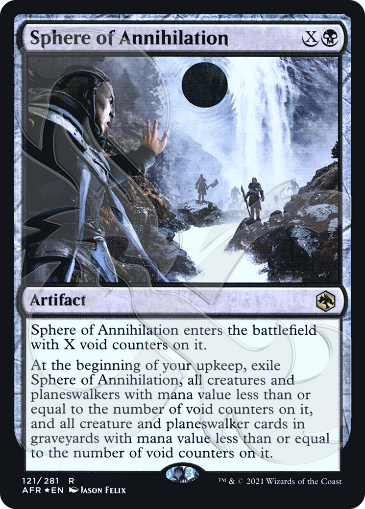Image of Sphere of Annihilation (AFR&-121) - Adventures in the Forgotten Realms Promos Foil